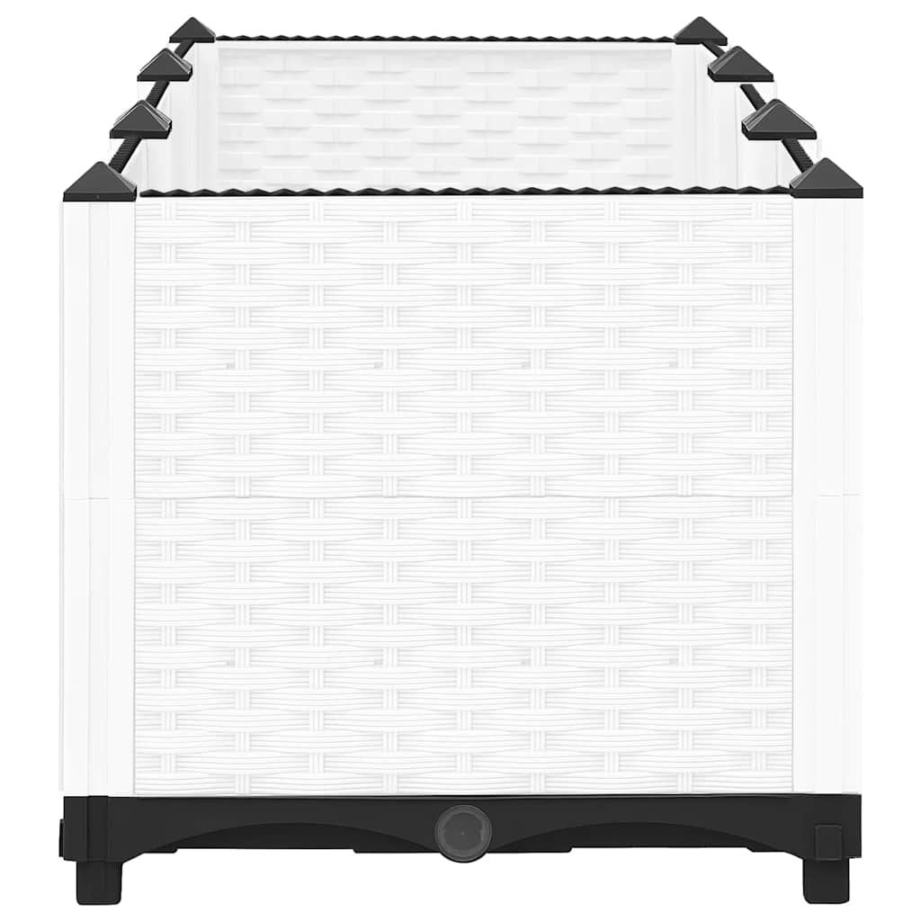 Vidaxl plantenbak verhoogd 120x40x38 cm polypropeen