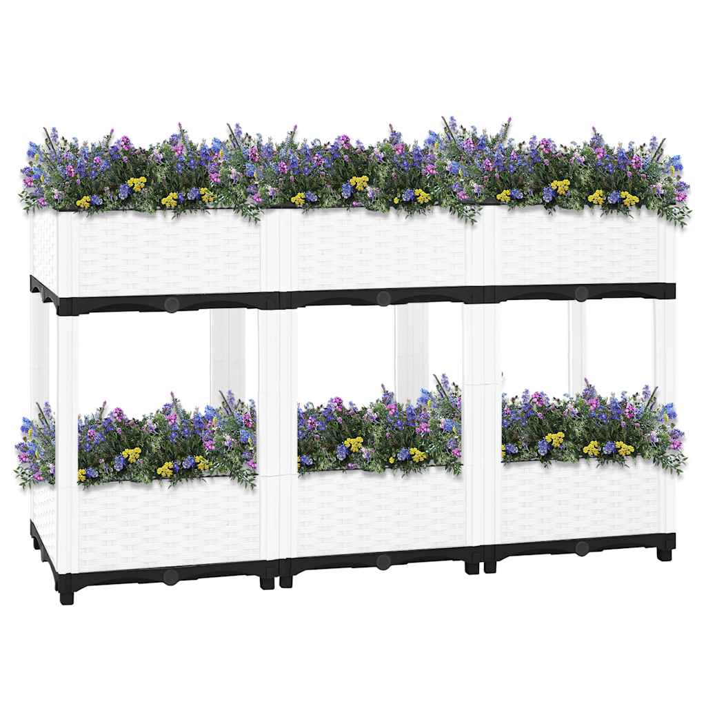 VIDAXL -Flanzer Höhe 120 x 40 x 71 cm Polypropylen