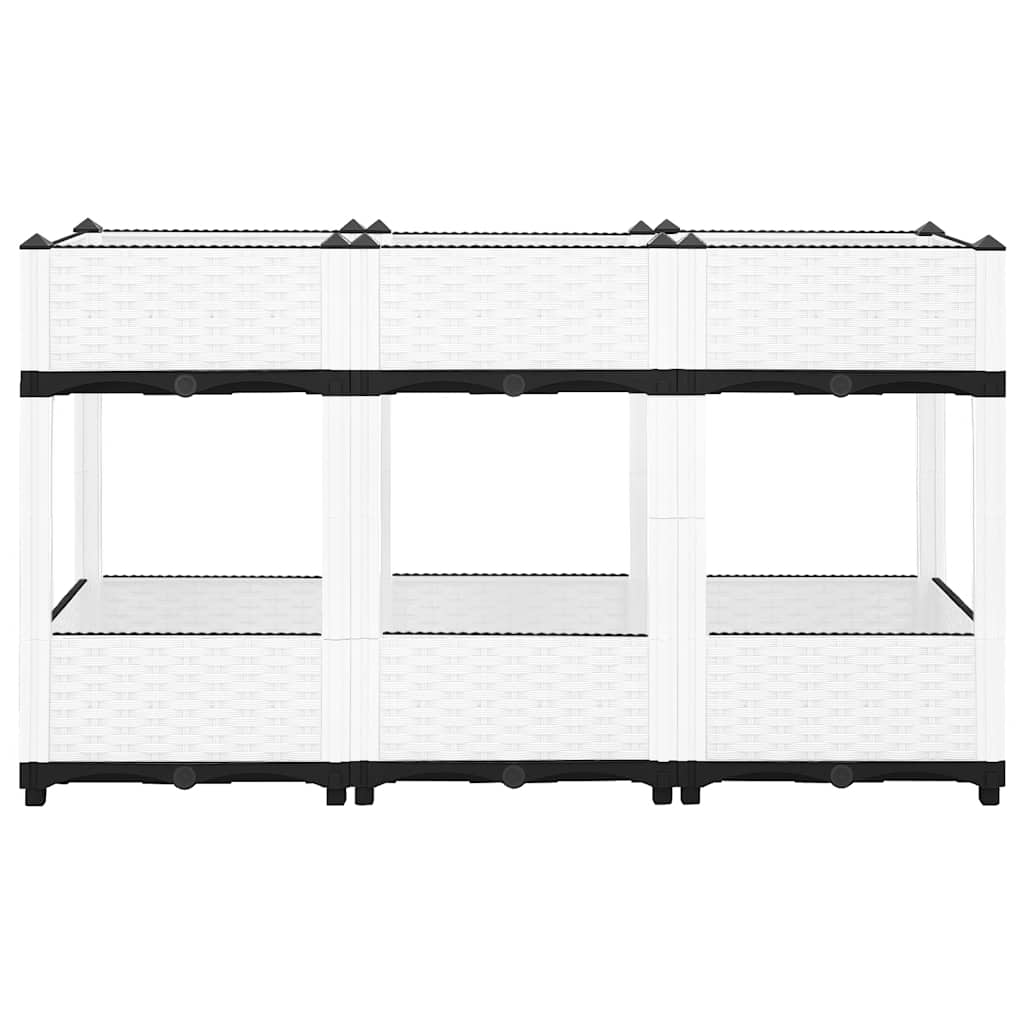 VIDAXL -Flanzer Höhe 120 x 40 x 71 cm Polypropylen