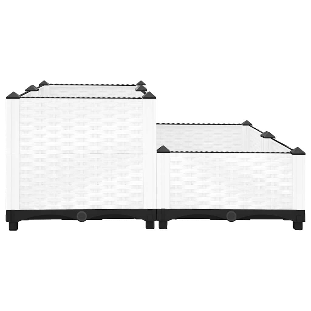 Vidaxl plantenbak verhoogd 80x80x38 cm polypropyleen
