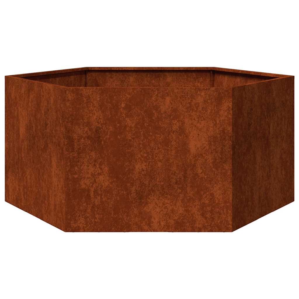 Vidaxl Plannet Rusty 90x90x45 cm Cortenstahl