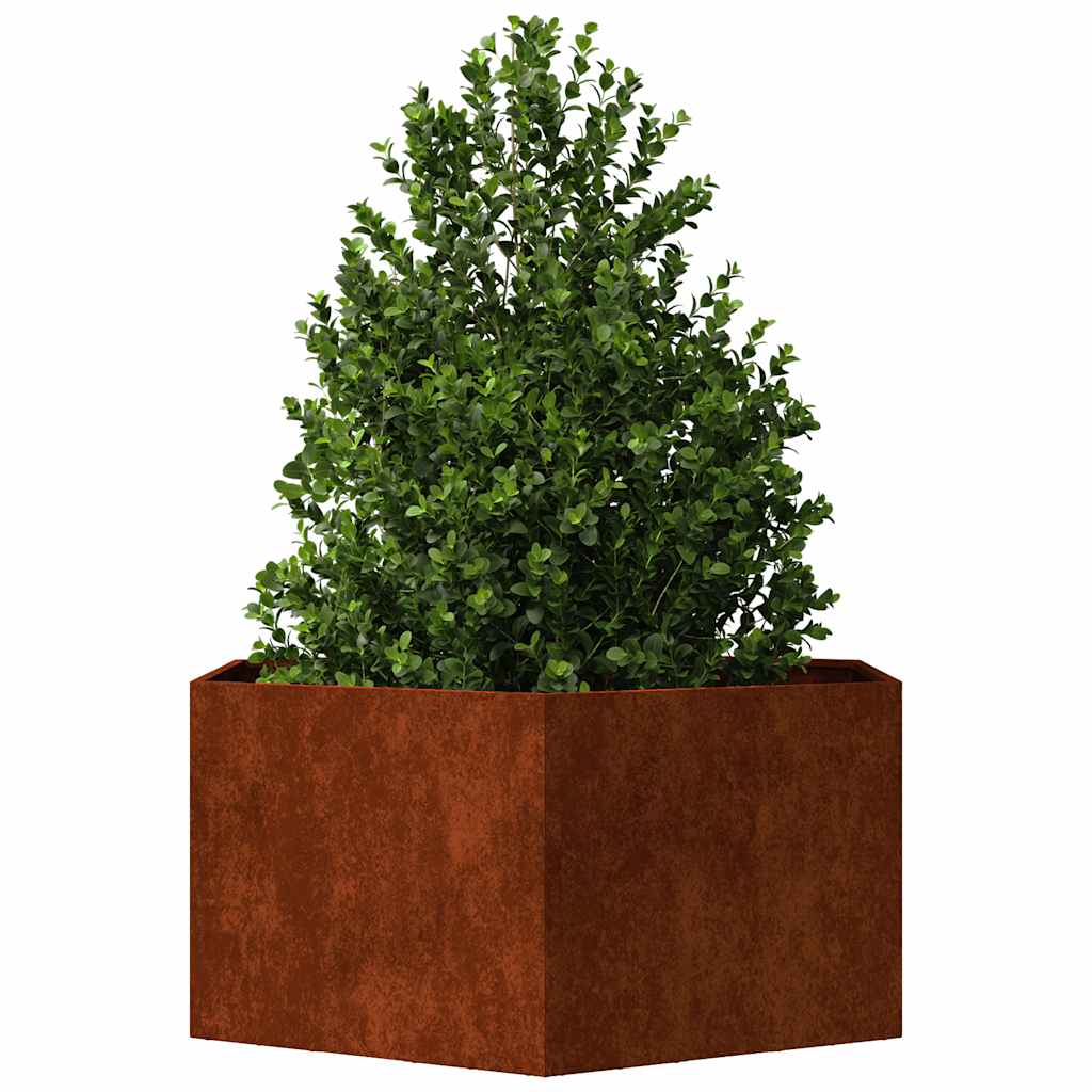 Vidaxl Plannet Rusty 90x90x45 cm Cortenstahl
