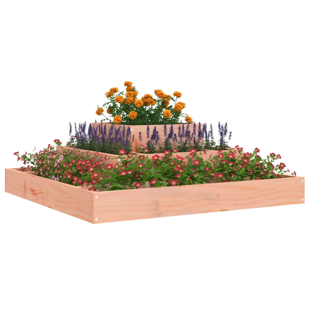 VIDAXL -Planungsbox 80x80x27 cm Massivholz Douglasie