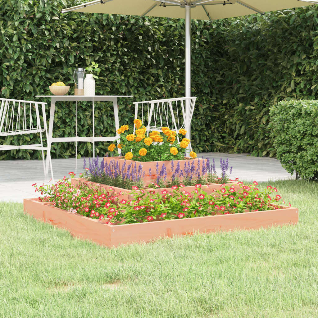 VIDAXL -Planungsbox 80x80x27 cm Massivholz Douglasie