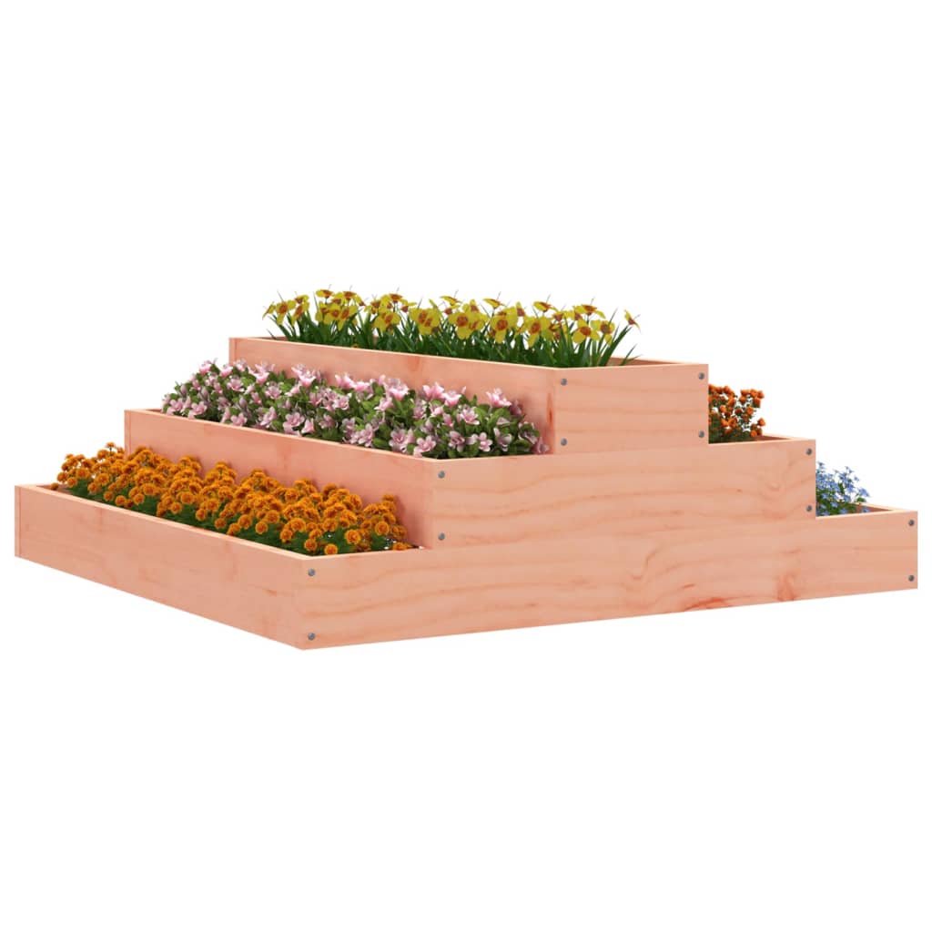 VIDAXL -Planungsbox 80x80x27 cm Massivholz Douglasie
