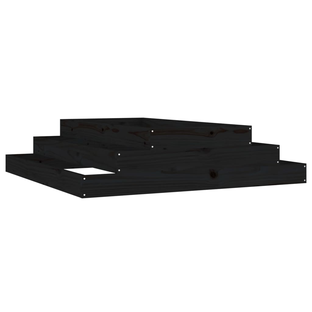 Vidaxx -Pflanzer Big 110x110x27 cm Festkiefer schwarz