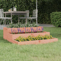 Vidaxl plantenbak 78x78x27 cm massief douglashout