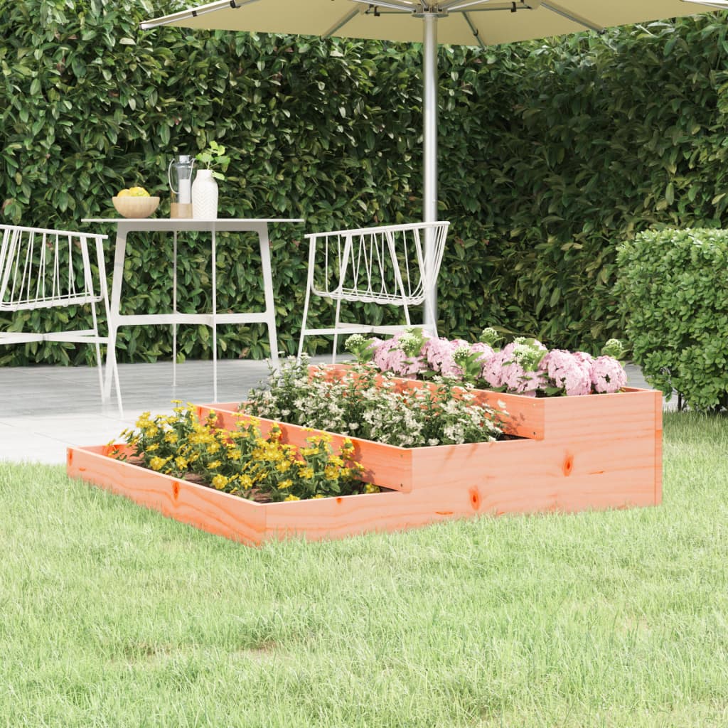 VIDAXL -Planungsbox 107x107x27 cm Massivholz Douglasie