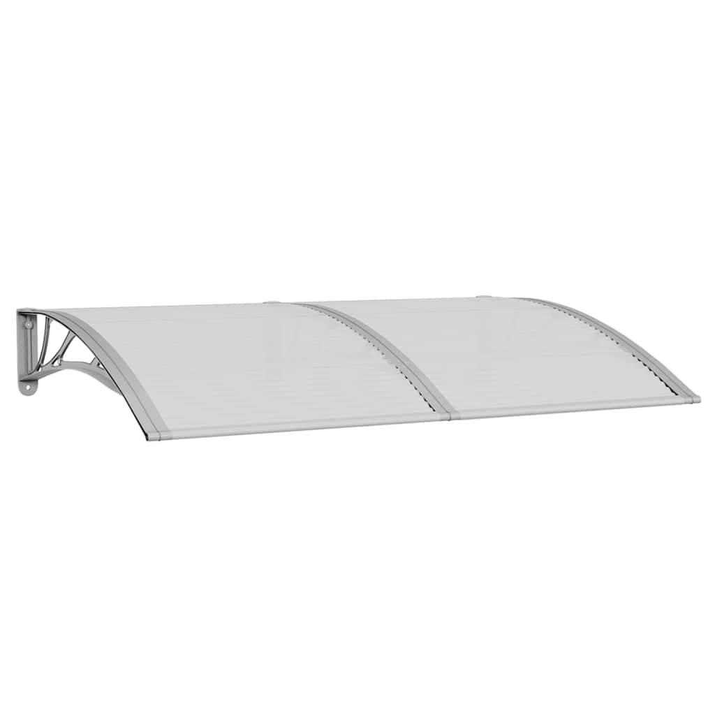 Vidaxxl -Tür -Baldachin 150x100 cm Polycarbonat grau