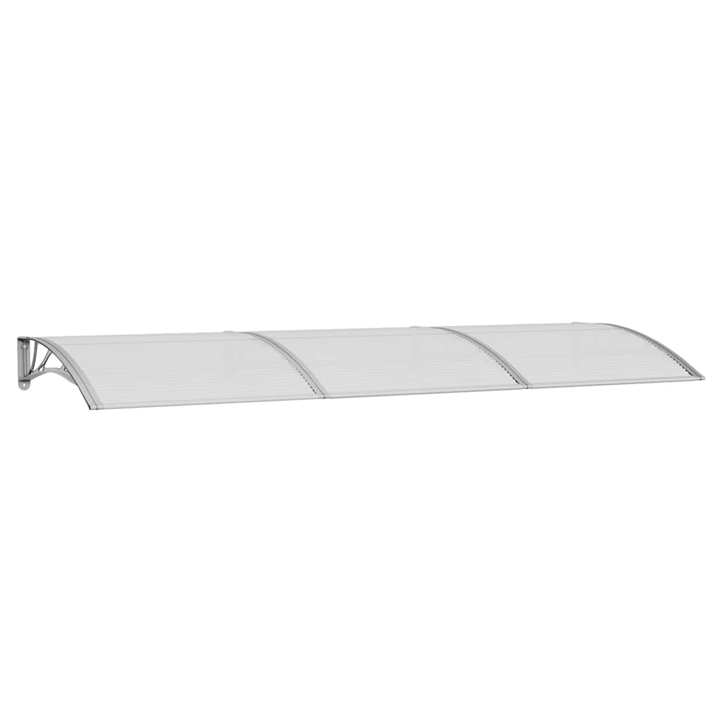 Vidaxxl -Tür -Baldachin 300x100 cm Polycarbonat grau
