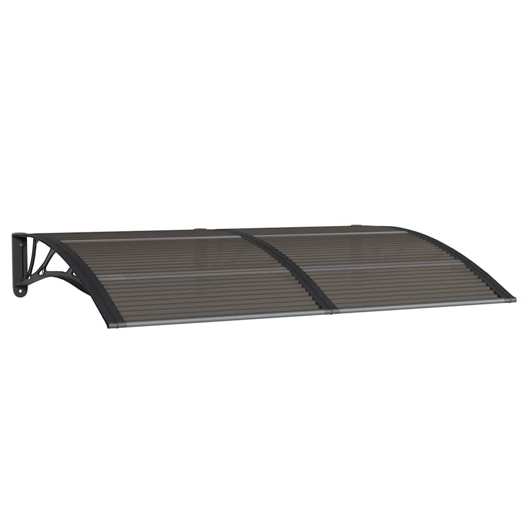 Vidaxxl -Tür -Baldachin 150x100 cm Polycarbonat schwarz