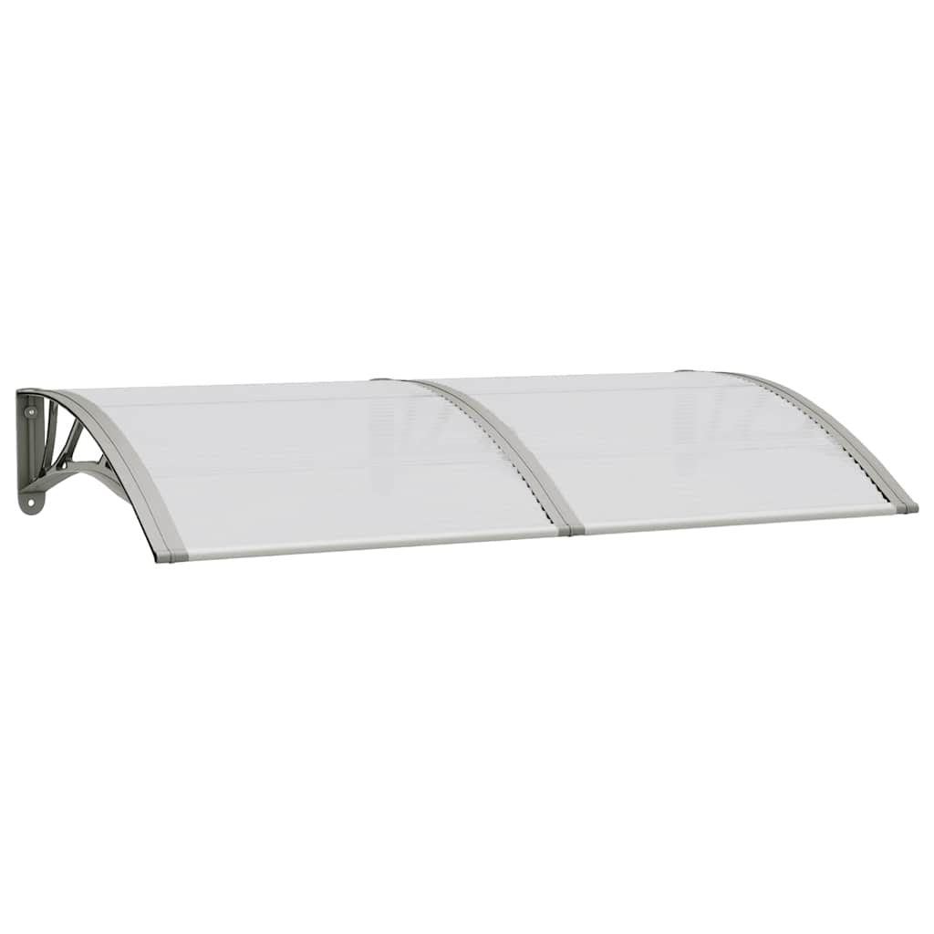 VidaXL Türvordach 150x75 cm Polycarbonat Grau