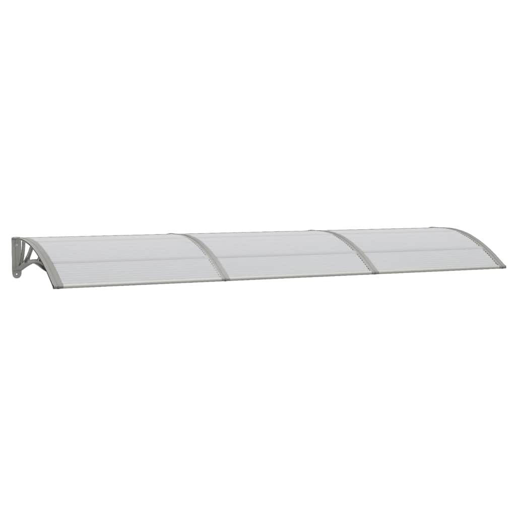 Vidaxxl -Tür -Baldachin 300x75 cm Polycarbonat grau