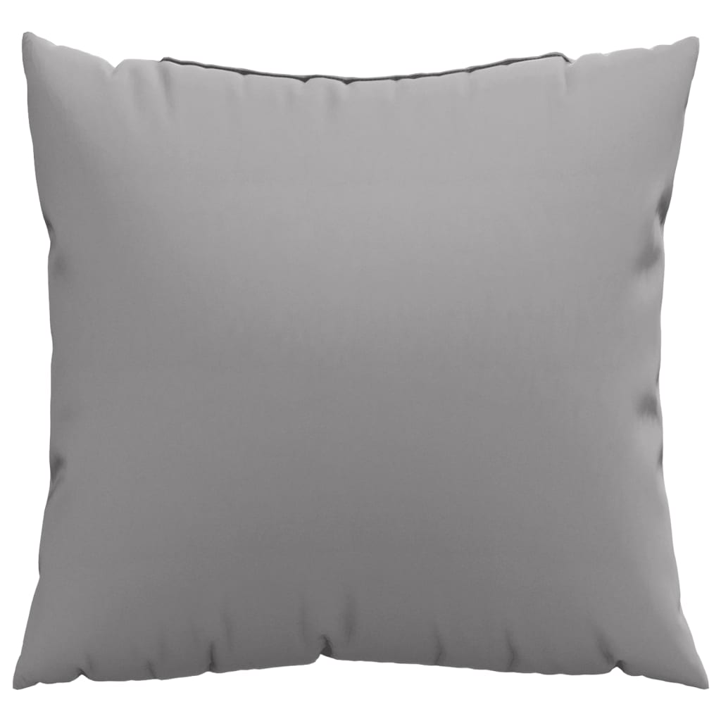 VidaXL Sofakissen, 4 Stück, 50 x 50 cm, Stoff, grau