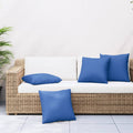 Vidaxl bankkussens 4 st 60x60 cm stof koningsblauw