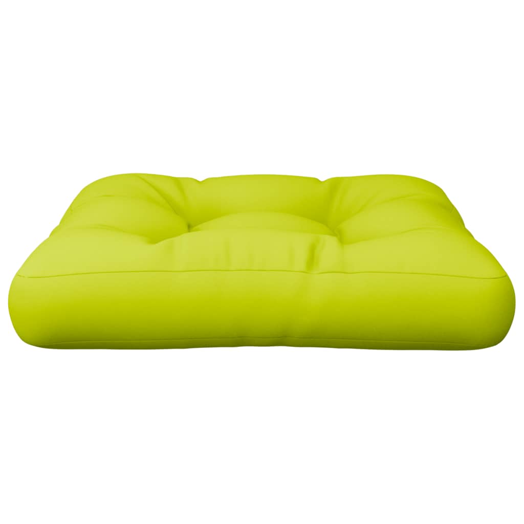 Vidaxl palletkussen 60x60x12 cm stof heldergroen