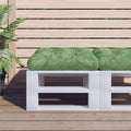 VidaXL Palettenkissenstoff mit Blattmuster, 60 x 60 x 12 cm