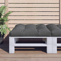 VidaXL Palettenkissen 70x70x12 cm, Stoff anthrazitfarben