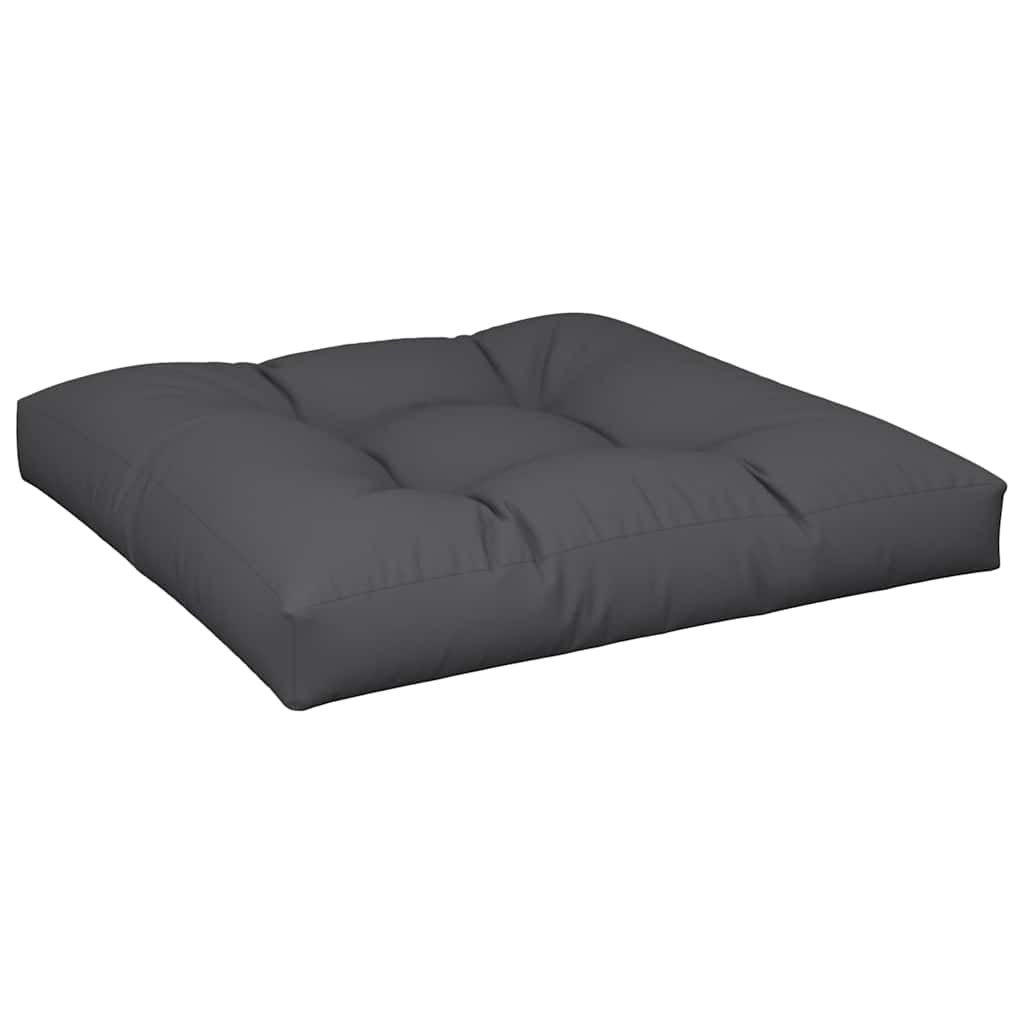 VidaXL Palettenkissen 70x70x12 cm, Stoff schwarz