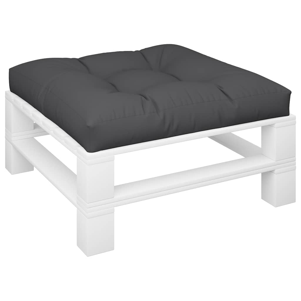 VidaXL Palettenkissen 70x70x12 cm, Stoff schwarz