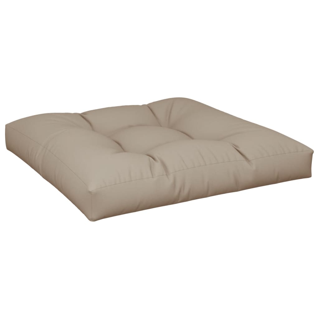 VidaXL Palettenkissen 80x80x12 cm Stoff taupe