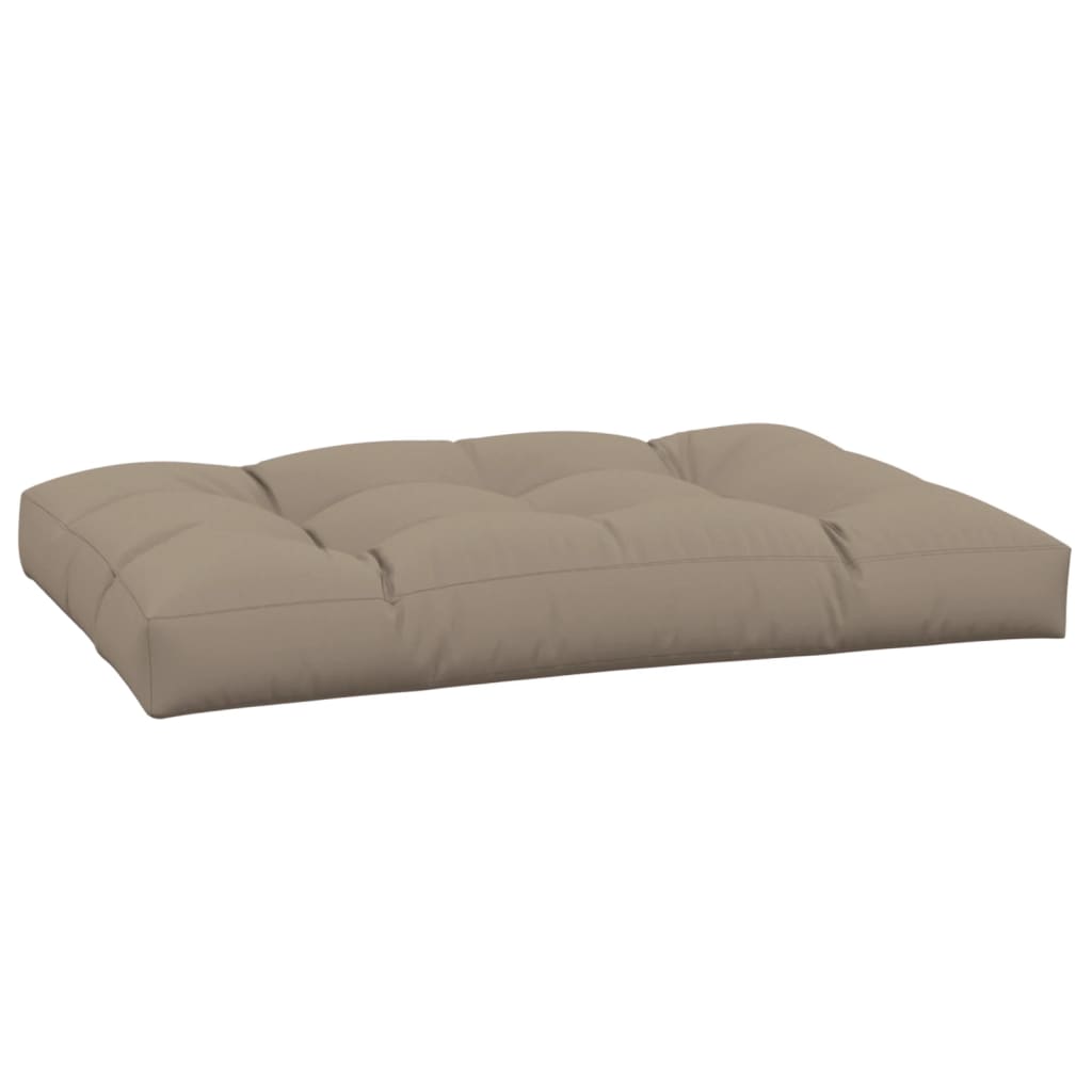 VIDAXL -Paletten 120x80x12 cm Stoff Taupe