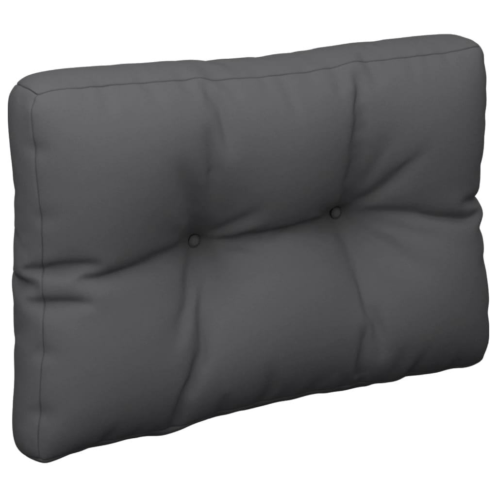 VidaXL Palettenkissen 50x40x12 cm, Stoff anthrazitfarben