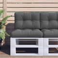 VidaXL Palettenkissen 50x40x12 cm, Stoff anthrazitfarben