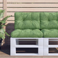 Vidaxl palletkussen bladpatroon 50x40x12 cm stof