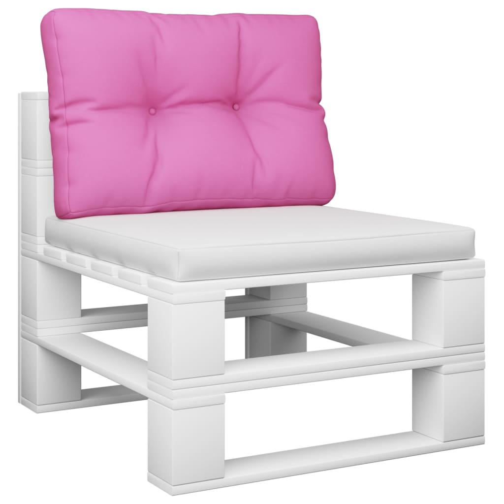 VidaXL Palettenkissen 60x40x12 cm Stoff Rosa