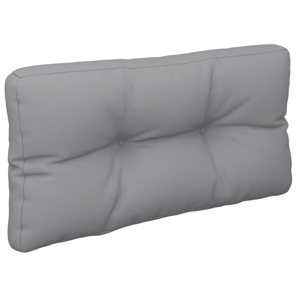 Vidaxl palletkussen 80x40x12 cm stof grijs
