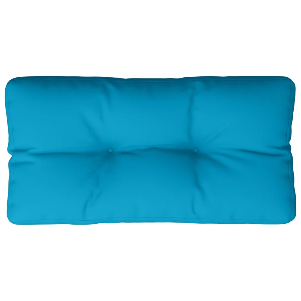 VidaXL Palettenkissen 80x40x12 cm Stoff hellblau
