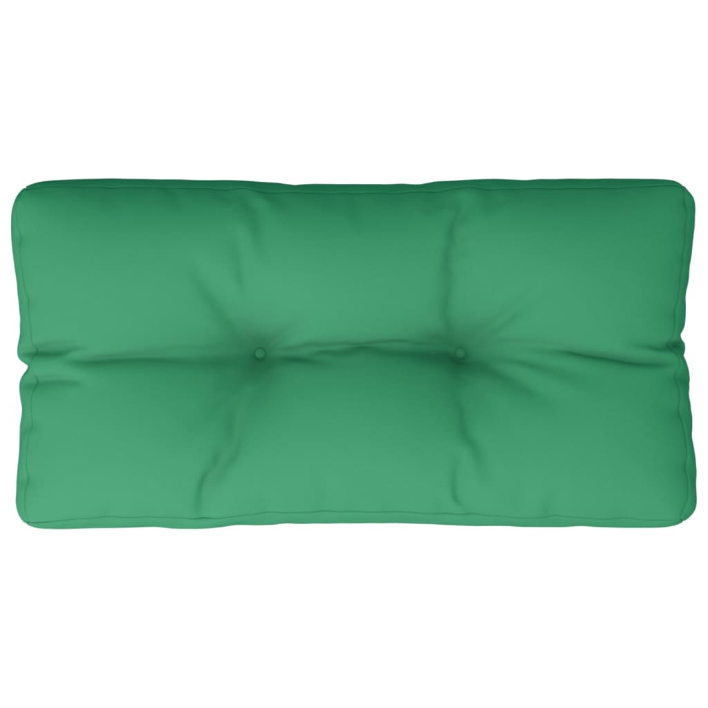 Vidaxl palletkussen 80x40x12 cm stof groen