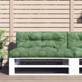 VidaXL Palettenkissen 120x40x12 cm Stoff Blattmuster