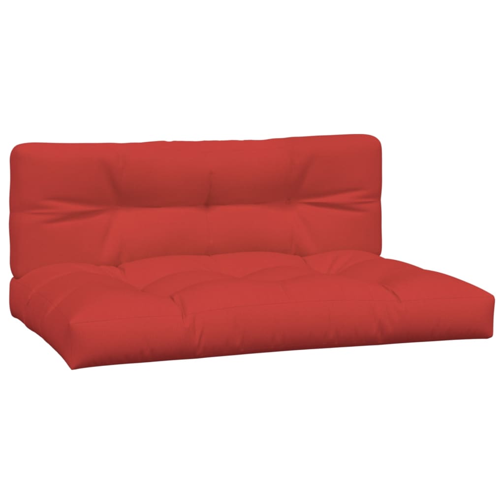 VidaXL Palettenkissen 2 St. Stoff rot