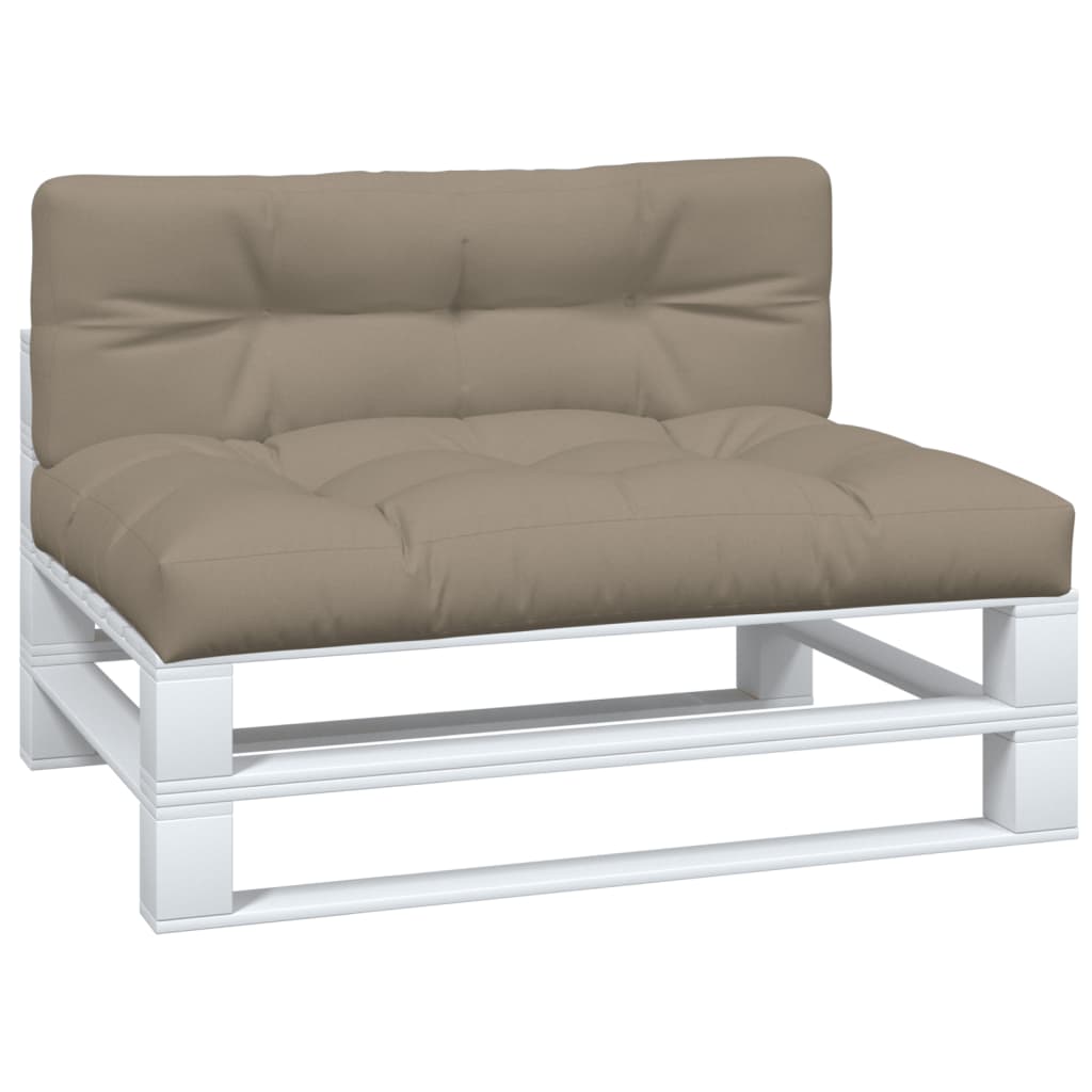 VidaXL -Palette 2 St. Stoff Taupe