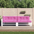 Vidaxl palletkussens 5 st stof roze
