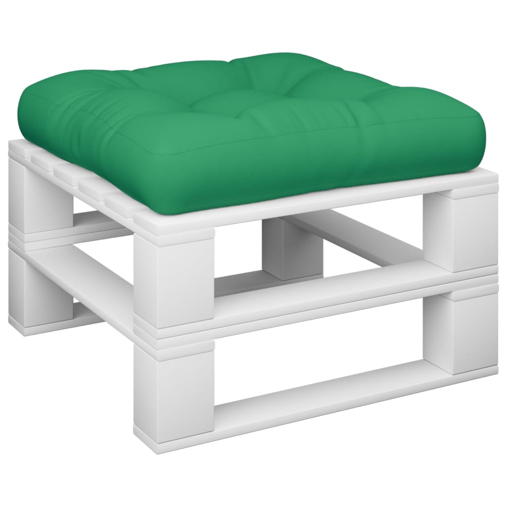 Vidaxl palletkussen stof groen