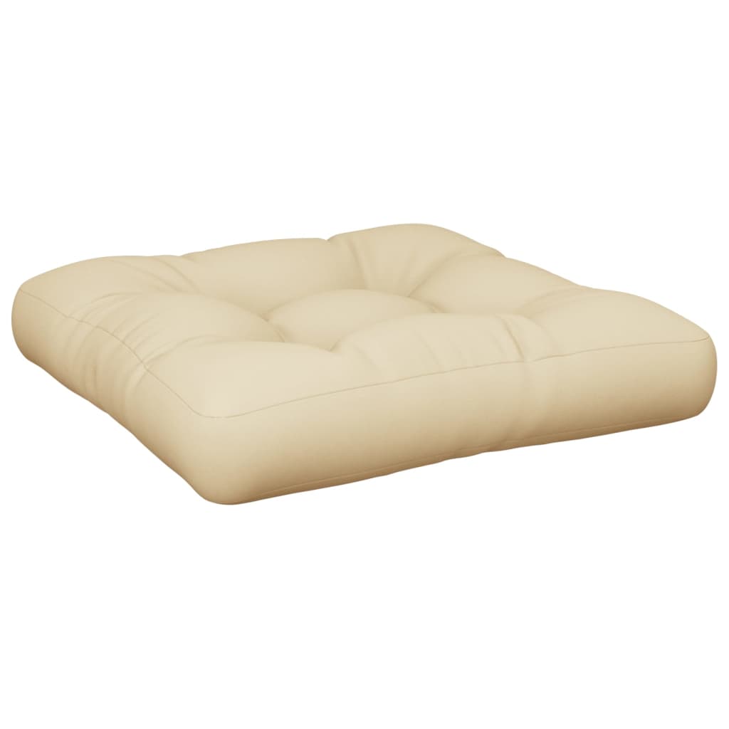 VidaXL Palettenkissen 58x58x10 cm Stoff beige