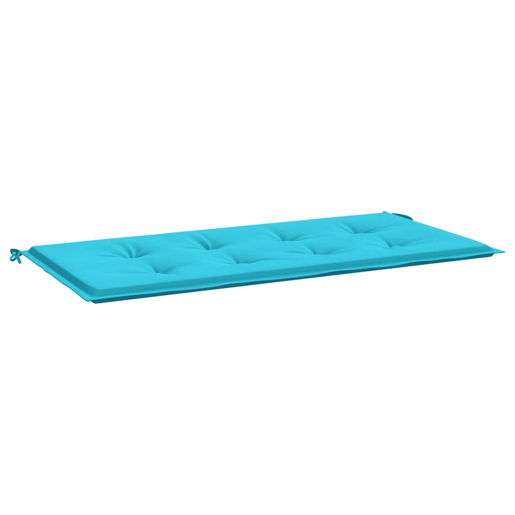 Vidaxl bankkussen effen turquoise 120 x 50 x 3 cm oxford stof
