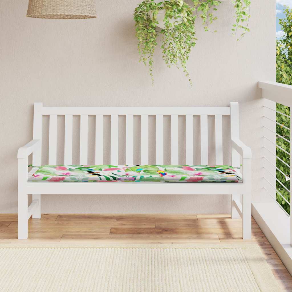 VidaXL Gartenbankkissen 150x50x4 cm Oxford-Gewebe, mehrfarbig