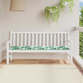 Vidaxl bankkussen blad bladpatroon 150 x 50 x 3 cm oxford stof