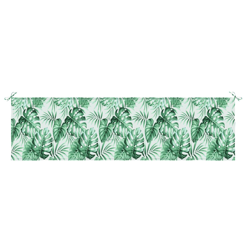 Vidaxl bankkussen oxford stof bladpatroon 180 x 50 x 3 cm