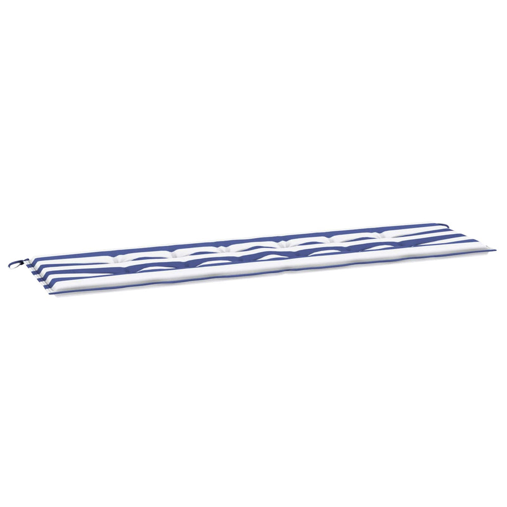 Vidaxl bankkussen gestreept zwart ruit 150 x 50 x 3 cm oxford stof