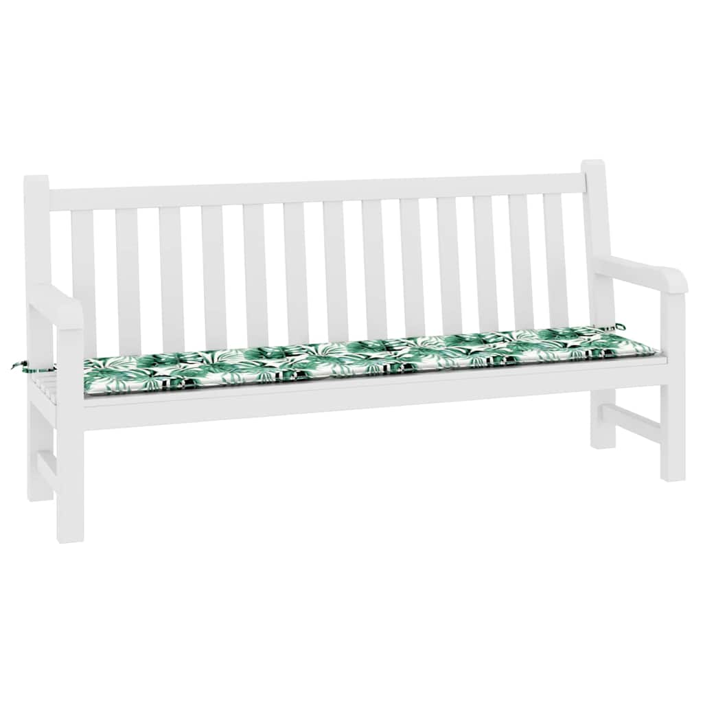 Vidaxl bankkussen oxford stof bladpatroon 200 x 50 x 3 cm
