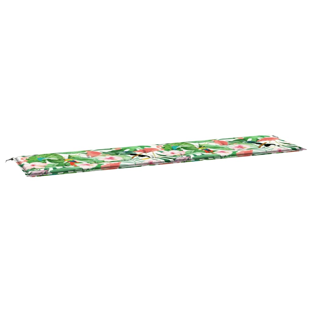 VidaXL Gartenbankkissen 200x50x4 cm Stoff Mehrfarbig
