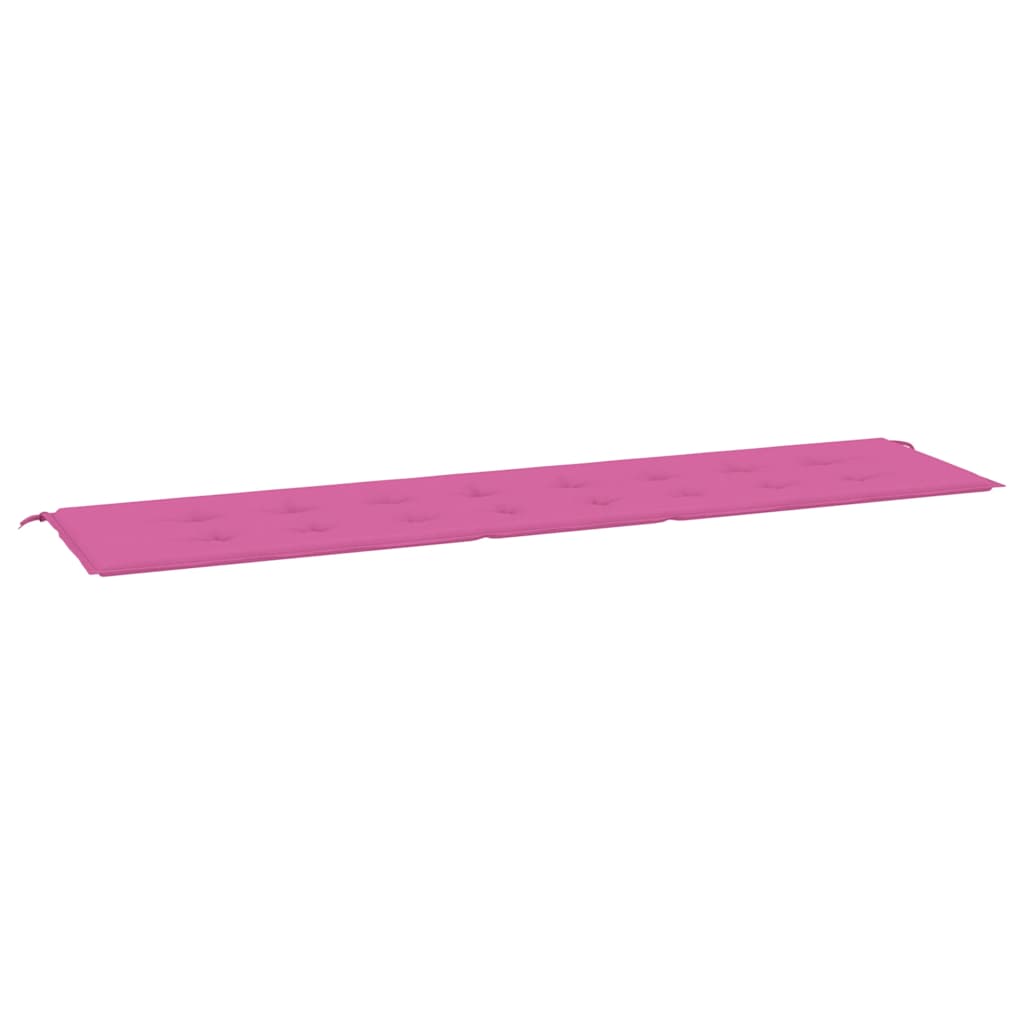 VidaXL Gartenbankkissen 200x50x4 cm Stoff Rosa