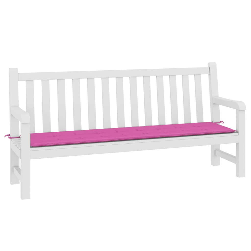 VidaXL Gartenbankkissen 200x50x4 cm Stoff Rosa