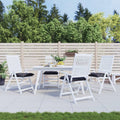 Vidaxl stoelkussens 4 st 40x40x7 cm oxford stof antracietkleurig