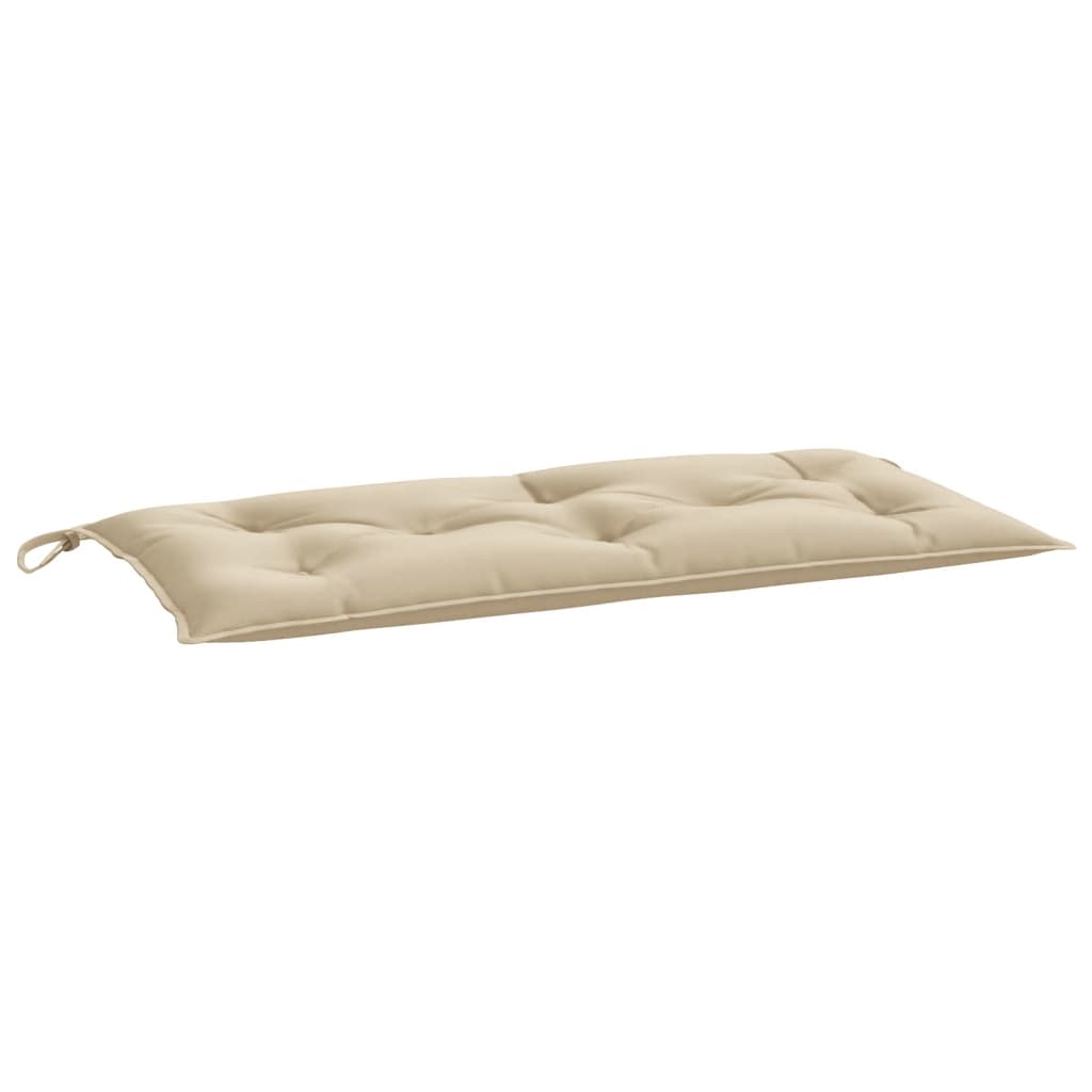 VidaXL Gartenbankkissen 100x50x7 cm Oxford-Gewebe Beige